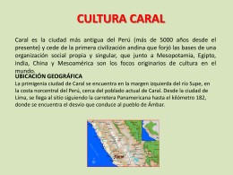 CULTURA CARAL - aulawikiinteractiva