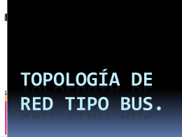 Topología de red tipo bus