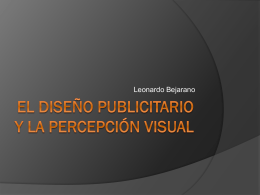 El Diseño Publicitario Y la Percepción visual - Leonardo