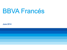 Diapositiva 1 - BBVA Banco Francés