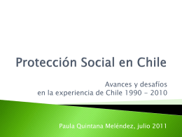 Derechos sociales y Protección Social.