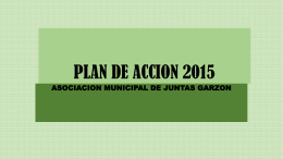 PLAN DE ACCION 2015 - Inicio - ASOCIACION MUNICIPAL DE