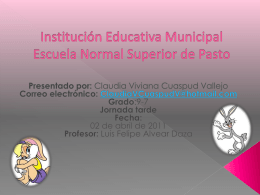 Institución Educativa Municipal Escuela Normal Superior