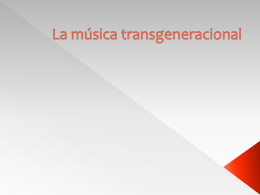 La música transgeneracional