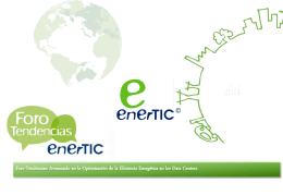 línea gráfica del Foro y el logo de enerTIC