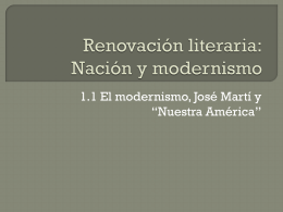 Renovación literaria: Nación y modernismo - spn3332-Intro-LA-Lit
