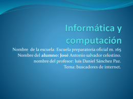 Informática y computación - informatica