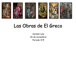 Las Obras de El Greco - nqhs-spanish4H