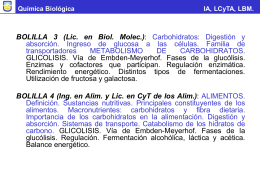 Química Biológica IA, LCyTA, LBM.