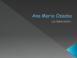 Ana Maria Ossaba - telev-amo