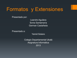 Formatos y Extensiones (494848)