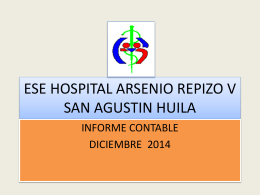 5. Informe Contable 2014 - hospital arsenio repizo vanegas
