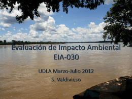 Evaluación de Impacto Ambiental EIA-030