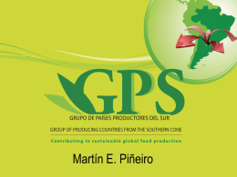 Descargar Presentación - GPS – Grupo de países productores del sur