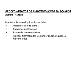 CLASES 20 DE AGOSTO 2014 - Montaje Electrico Industrial