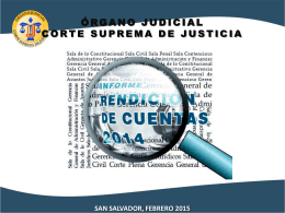Presentación de PowerPoint - Corte Suprema de Justicia