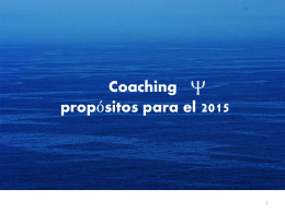 propósitos coaching para el 2015