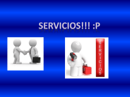 Servicios!!! :p - siguiendoundesafio
