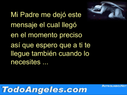 Titulo - angeles | arcangeles | TodoAngeles.com