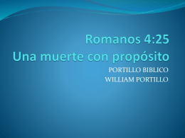 Romanos 4:25 Una muerte con propósito