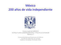 México 200 años de vida independiente