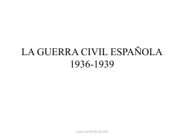 LA GUERRA CIVIL ESPAÑOLA 1936-1939