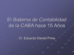 El Sistema de Control Interno en la CABA hace 15