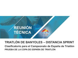 Diapositiva 1 - Federación Española de Triatlón -