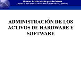Tema 5: Administración de los Activos de Hardware