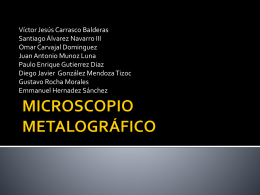MICROSCOPIO mETALOGRÁFICO