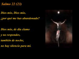 Salmo 22 (23) - Capilla De Oración Católica