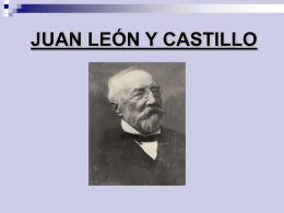 JUAN LEÓN Y CASTILLO
