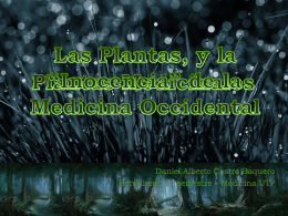 Plantas Medicinales - Universidad Tecnológica de