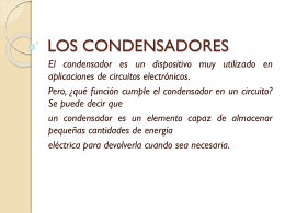 LOS CONDENSADORES - Electrónicadonbosco