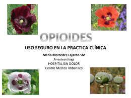 OPIOIDES - Centro Médico Imbanaco | Vocación de