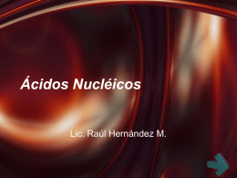 Ácidos Nucléicos - Unidad Didáctica de Química |