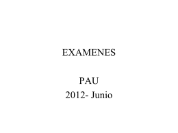Examenes PAU 2012