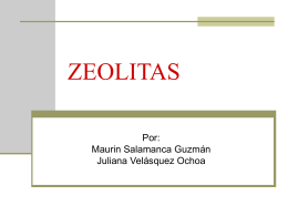 ZEOLITAS - Ingeniería
