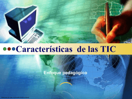Características de las TIC