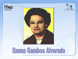 Emma Gamboa Alvarado - Ministerio de Educación
