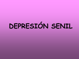Depresión en la vejez - Seccionseis’s Weblog