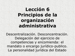 Tema 6 Principios de la organización