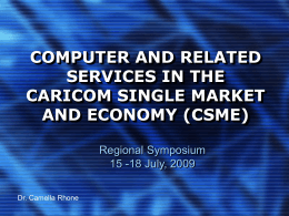 Computer and Related Services in the CARICOM