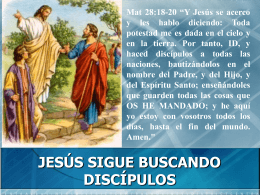 EL VALOR DE SER UN DISCIPULO DE JESÚS