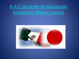 A.A.E (Acuerdo de Asociación Económica