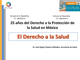 Diapositiva 1 - Secretaría de Salud :: México