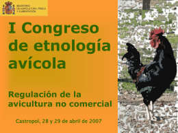 I Congreso de etnología avícola