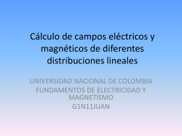 Cálculo de campos eléctricos y magnéticos de