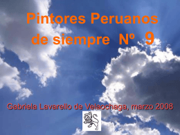 9 PINTORES PERUANOS Nº 9