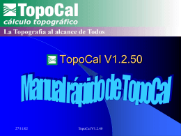 Presentación de TopoCal V1.2.40